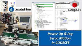 LDS05.How to Create Jog Servo Motion in CODESYS (Leadshine S532 PLC Tutorial)