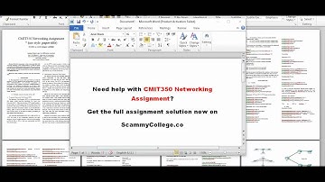 CMIT 350 Cisco Networking solution