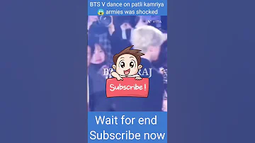 BTS V DANCE ON PATLI KAMRIYA GONE WRONG 😭 #bts #blackpink #kpop #youtubeshorts