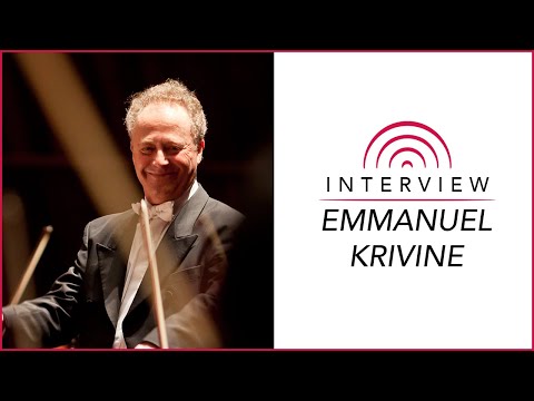 Conductor Emmanuel Krivine Interview