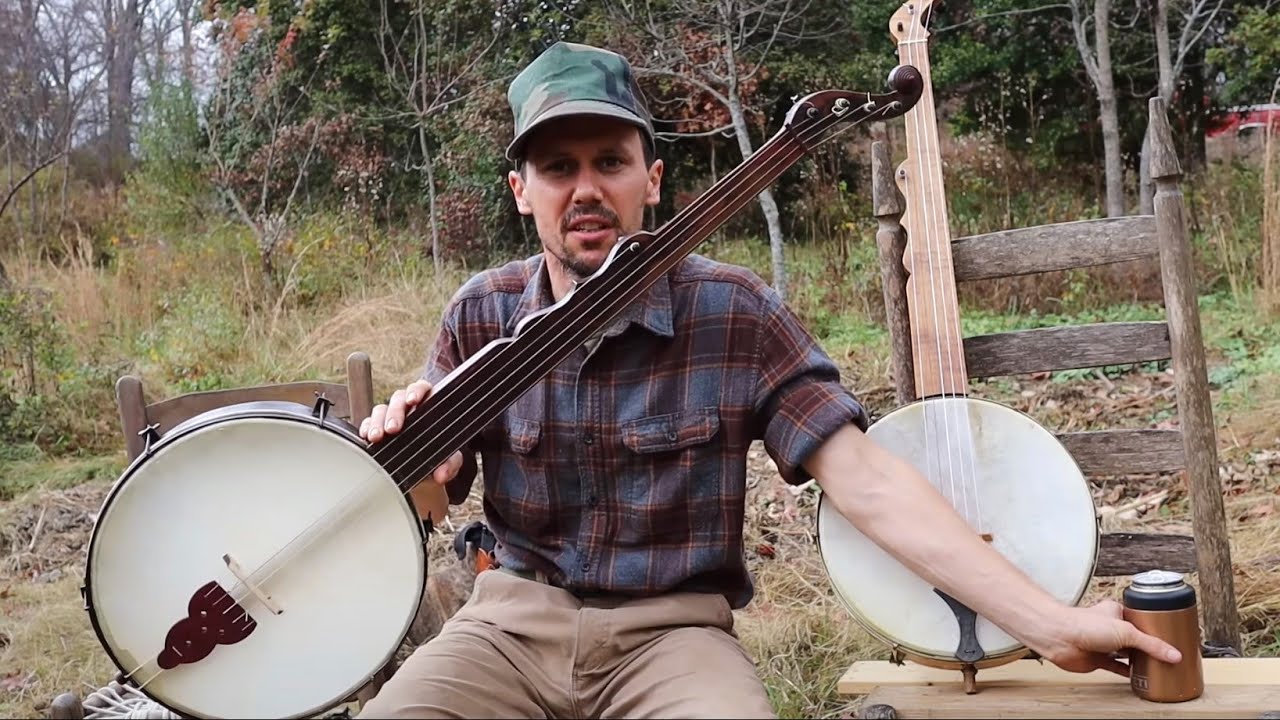 Original 1840s Minstrel Banjo by William Boucher Jr. 