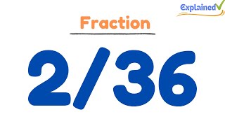 How to Simplify the Fraction