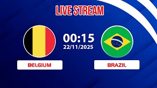🔴 Belgium vs Brazil | A Match of High-Speed, Top-Tier Technique
