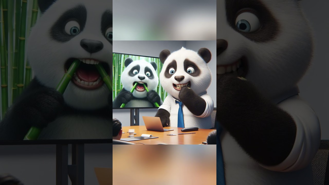 上班萌宠班班的PPT惊魂报告