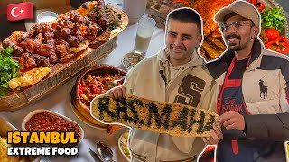 ISTANBUL FOOD with CZN BURAK - Extreme Meat Pilav &amp; Lamb Ribs