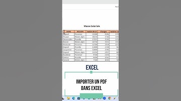 Importer Fichier PDF Sous Excel Facilement