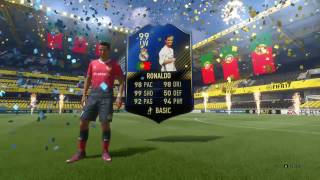 TEAM OF THE YEAR RONALDO IN A 82+ PLAYER PACK!! - FIFA 17