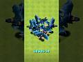 DRAGON LEVEL 1TH TO 12TH TRANSFORMATION🐉 #dragons #clashofclans #shorts
