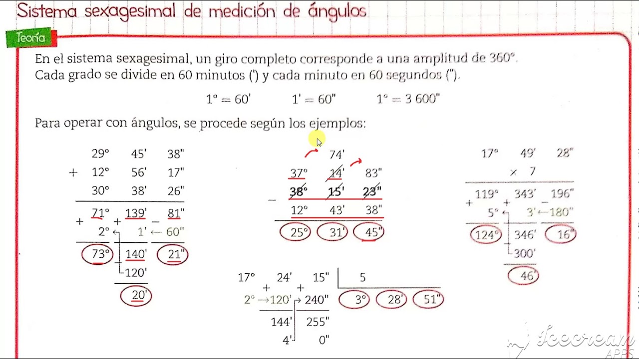 Sistema Sexagesimal suma, resta y multiplicación - YouTube