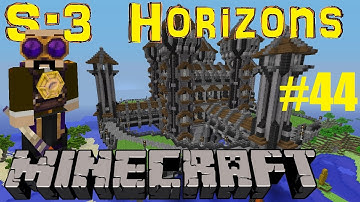 Minecraft S3: Cursed  earth mob farm: Horizons pack Ep 44