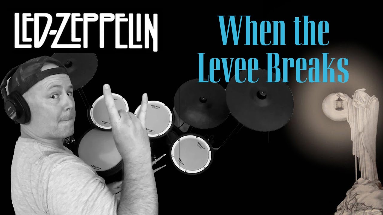 WHEN THE LEVEE BREAKS Led Zeppelin Drum Cover (Free Drumeo Trial