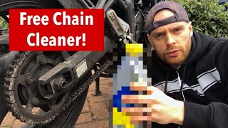 How To Clean A Motorcycle Chain Well The Cheap Way