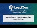 LeadGen - Multipurpose Landing Page Pack with Page Builder