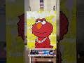 ELMO PAINTING 🖼️  #art #artwork #painting #fypシ゚viral #fyp #artist #popart