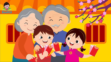 Thơ Cho Bé | Bài Thơ BÉ CHÚC TẾT ÔNG BÀ| Thơ Mầm Non | Thơ Thiếu Nhi | BOOKID 💞