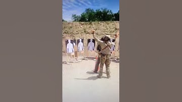 VTAC pistol class. Tri-Lambda drill. 9.65 seconds