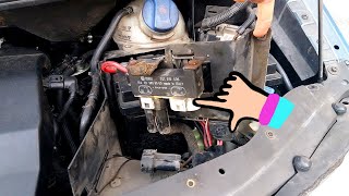 Sharan Alhambra Galaxy Radiator Fan Relay Replacement. Where is
