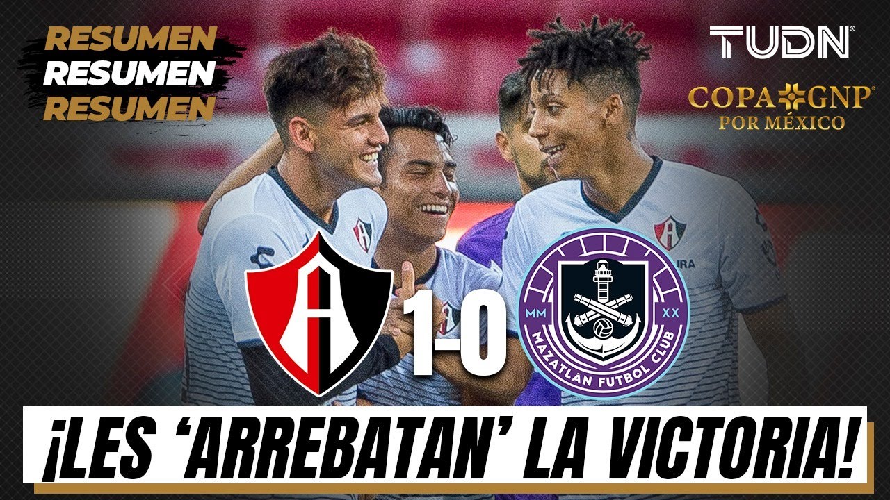 Resumen y goles | Atlas 1-0 Mazatlán | Copa GNP por México | TUDN