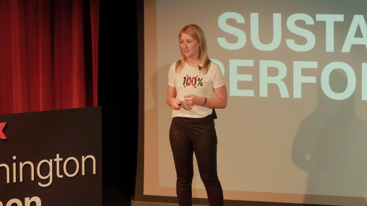 Escape the 100% Trap | Katie Virtue | TEDxWorthington Women