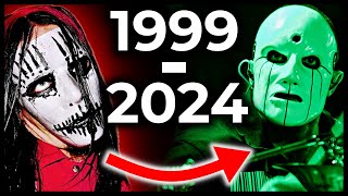 Slipknot 2024 vs 1999 mask comparison