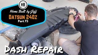 Factory Textured Dash Repair for my Datsun 240z  In this episode I have a  go at repairing the cracked dash in my Datsun 240z, and giving it a factory  style textured