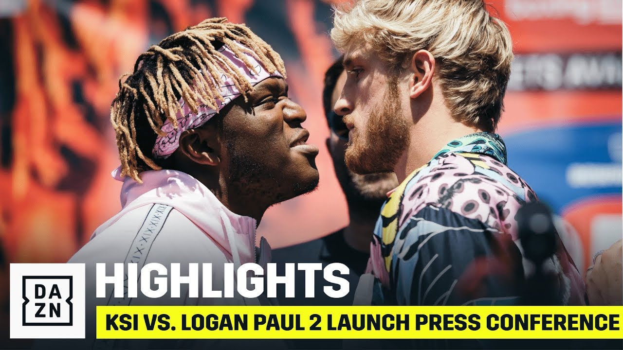 Highlights Ksi Vs Logan Paul 2 Launch Press Conference Youtube