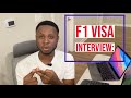 don't do this during US F1 visa interview