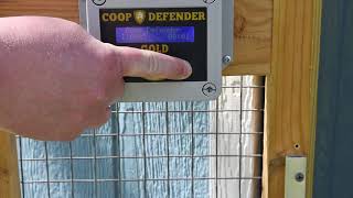 Manually Open Coop Defender™ Door Opener