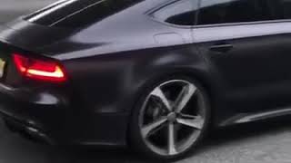 Audi Rs7 Black Monster 730Hp Amazing Sound