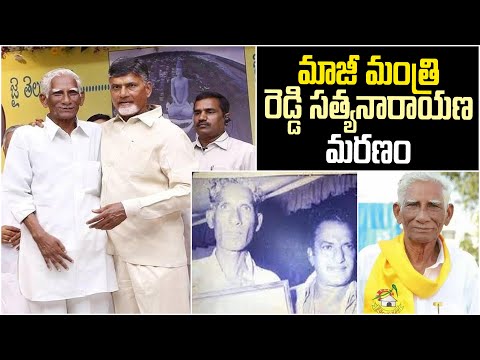 మాజీ మంత్రి రెడ్డి సత్యనారాయణ మరణం.! Ex Minister Reddy Satyanarayana Passes Away