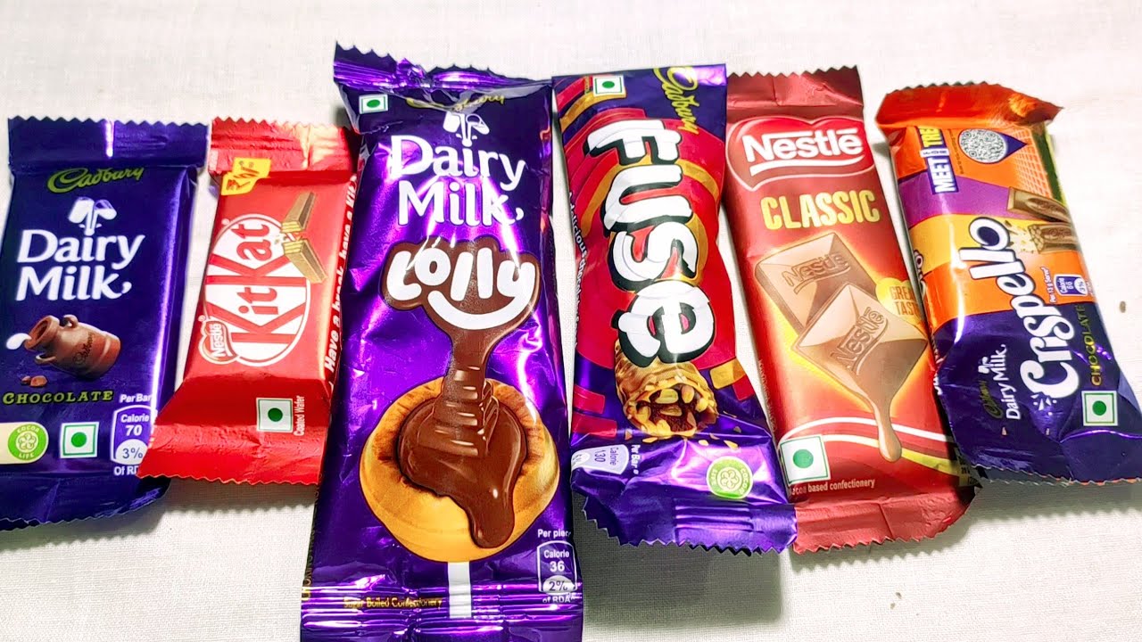 Dairy Milk vs KitKat vs Dairy Milk Lolly vs Fuse vs Nestle Classic vs