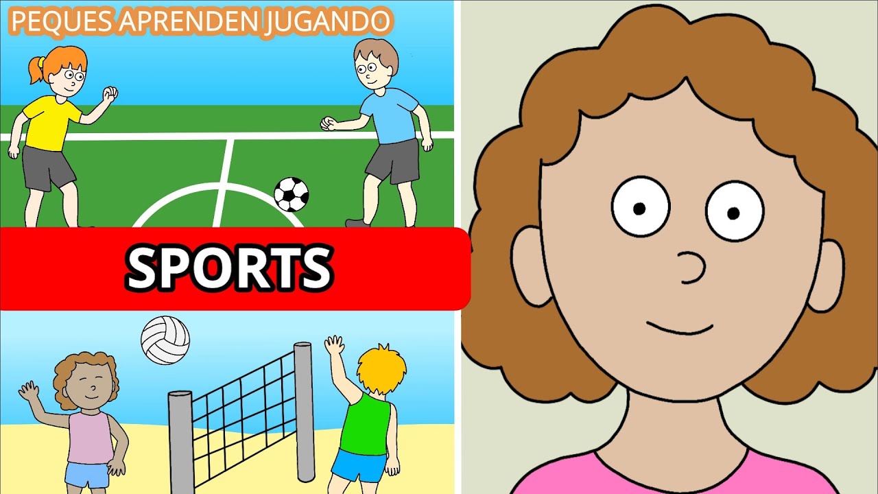 Los deportes en inglés para niños Video de Peques Aprenden Jugando 