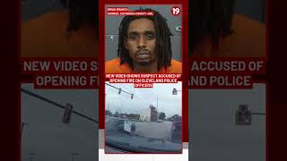 New video shows suspect accused of opening fire on Cleveland police officers