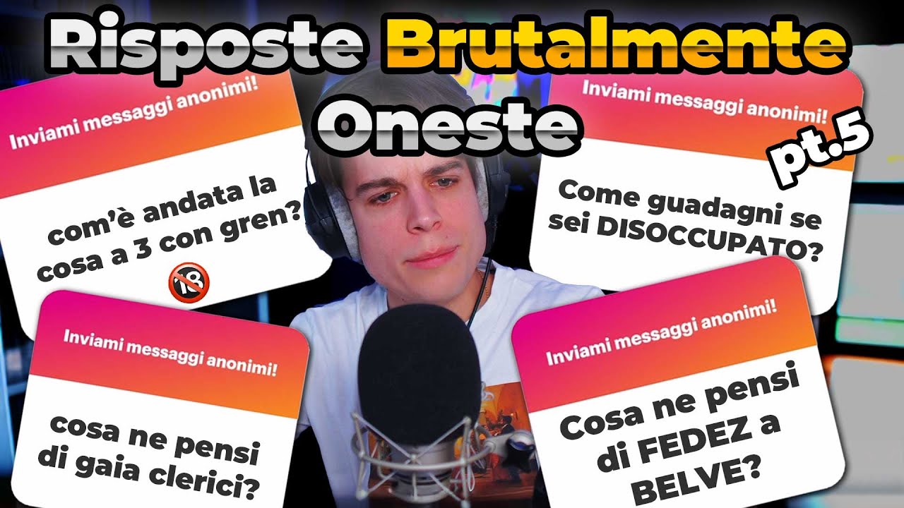 RISPOSTE BRUTALMENTE ONESTE (TROPPO)
