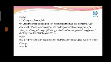 HTML5 Drag and drop, Audio video controls