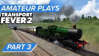 Amateur Tries Developing a Cargo Train Hub, Can it be done|Transport Fever 2