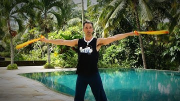 Poi Fu: Poitruvian Man with Poi and Transitions