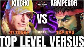 Street Fighter 6 - Kincho(#1 Terry) Vs Armperor(Top Ryu) - Best of 5🔥🔥