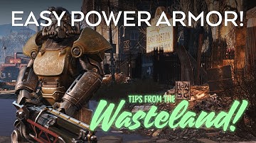EASY POWER ARMOR! Fallout 4: Tips from the Wasteland! Gameplay Walkthrough