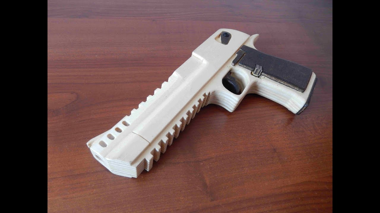 Desert Eagle .50 AE (Rubber band gun) YouTube
