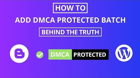 How to Add DMCA Protected Batch to Your Website