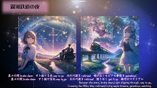 【字幕 [SUBTITLE]】銀河鉄道の夜　-　#オリジナルアイドルソングtopic