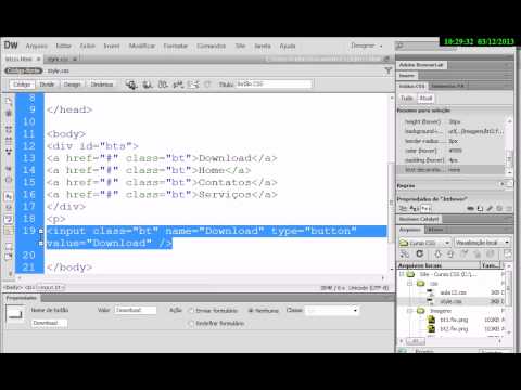 Curso CSS3 - Aula 19 - Menu CSS