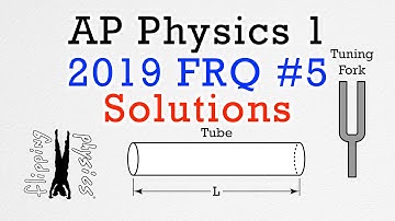 2019 #5 Free Response Question - AP Physics 1 - Exam Solution