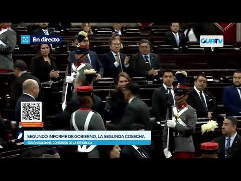 Presidente presenta Segundo Informe Presidencial en Sesión Solemne del Congreso de la República.