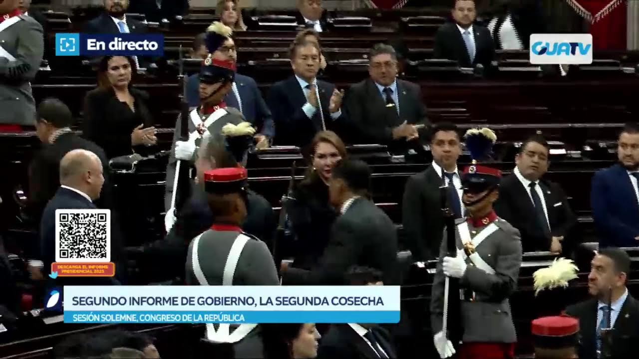 Presidente presenta Segundo Informe Presidencial en Sesión Solemne del Congreso de la República.