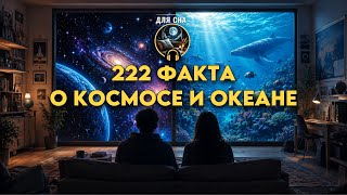 222 факта из глубин космоса и океана: лекция для самого крепкого сна 🌙 