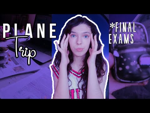 Exhausting EXAMS TRIP 🧑‍✈️  ( What i usually do before going on a trip)