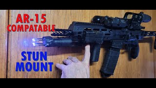 Umarex HDR 50 Stun Attachment LL M4 AR15 Mlok Under Barrel Mount