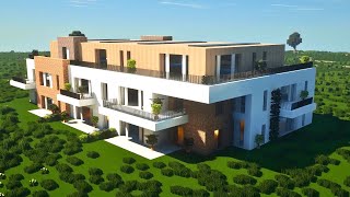 Minecraft Tutorial ▶ How To Make a Real Apartment  [Relaxing Build 4k]